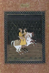 Baz Bahadur reitet mit Rupmati
